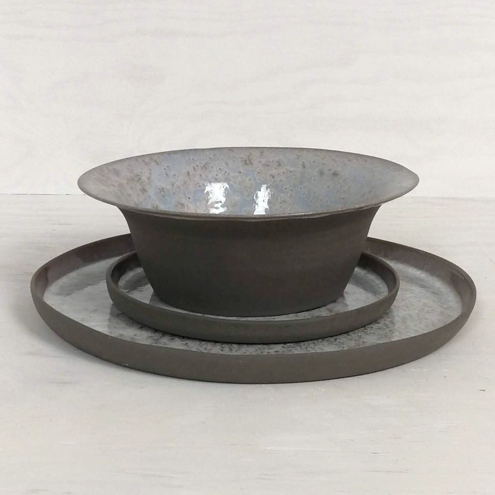 Miniatura: CHERRY BLOSSOM GLAZE TABLEWARE PLATES BOWL HANDMADE STONEWARE PIATTI FATTI A MANO IN GRES  CERAMICA