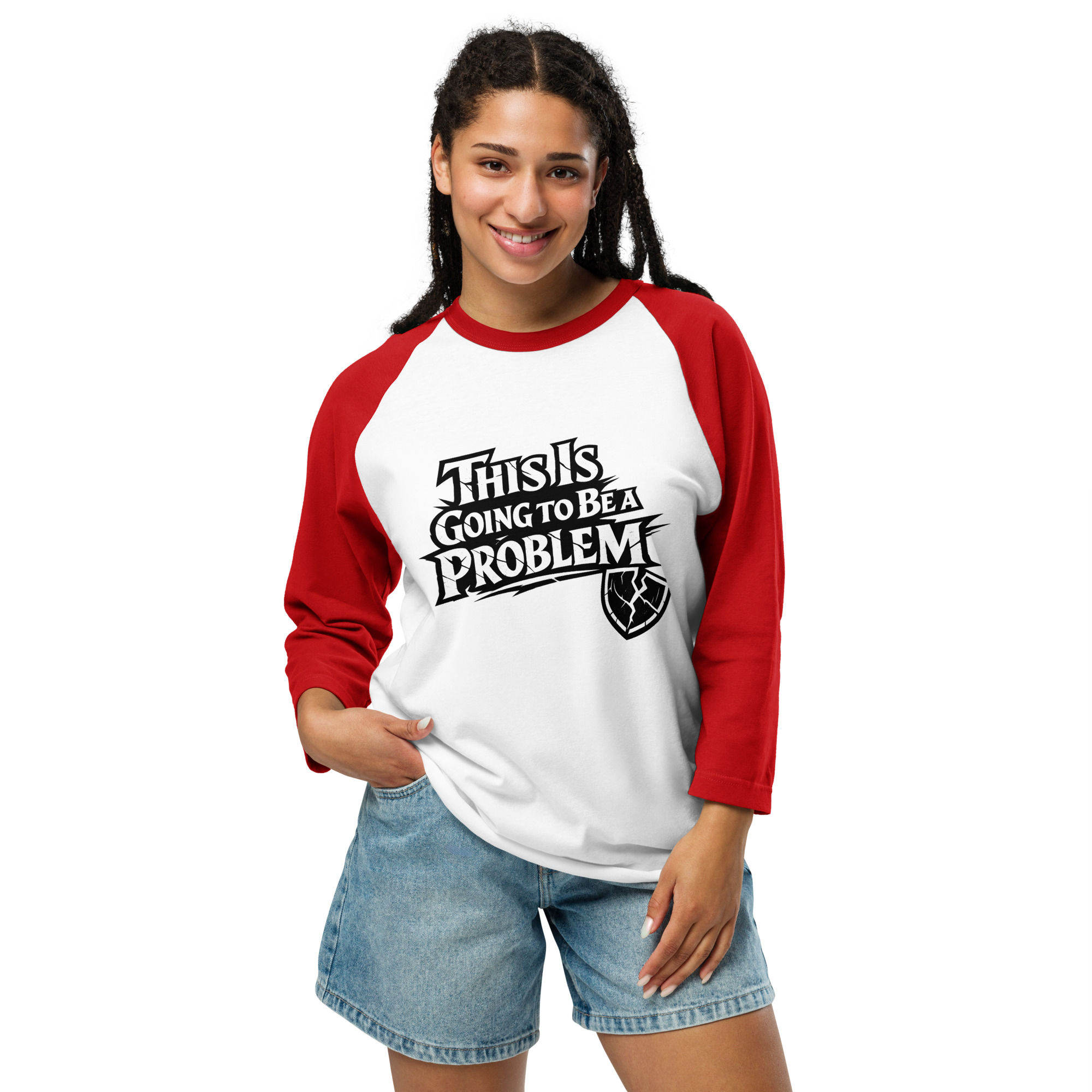 Camiseta raglan de manga 3/4 Chaos Signal