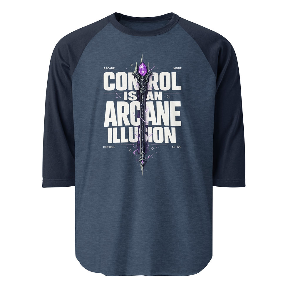 Miniatura: Camisa raglan Illusion Grip de manga 3/4
