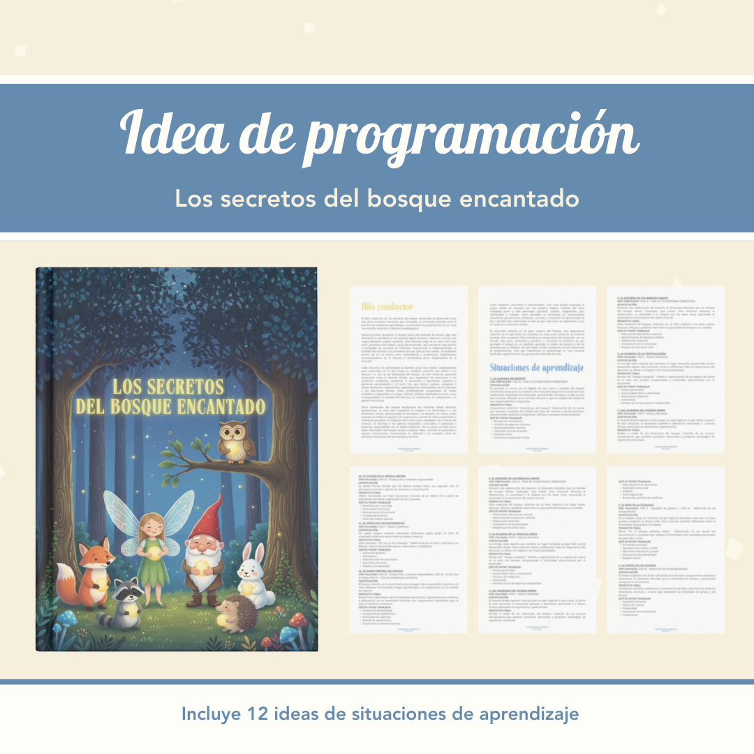 Idea de programación. Los secretos del bosque encantado