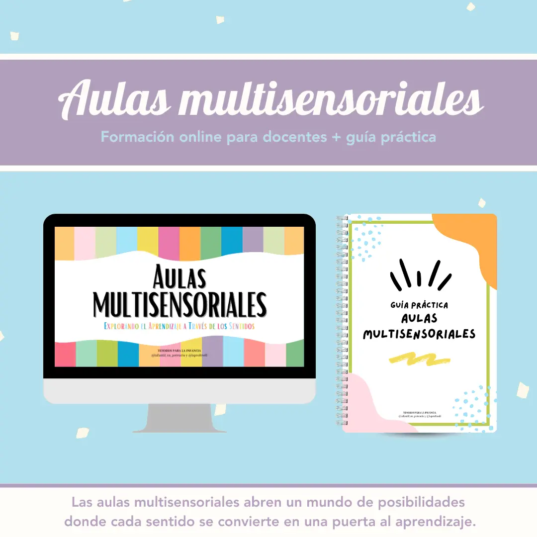 Formación completa en aulas multisensoriales con metodología activa para infantil con materiales descargables