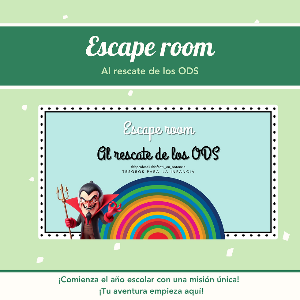 Escape room. Al rescate de los ODS
