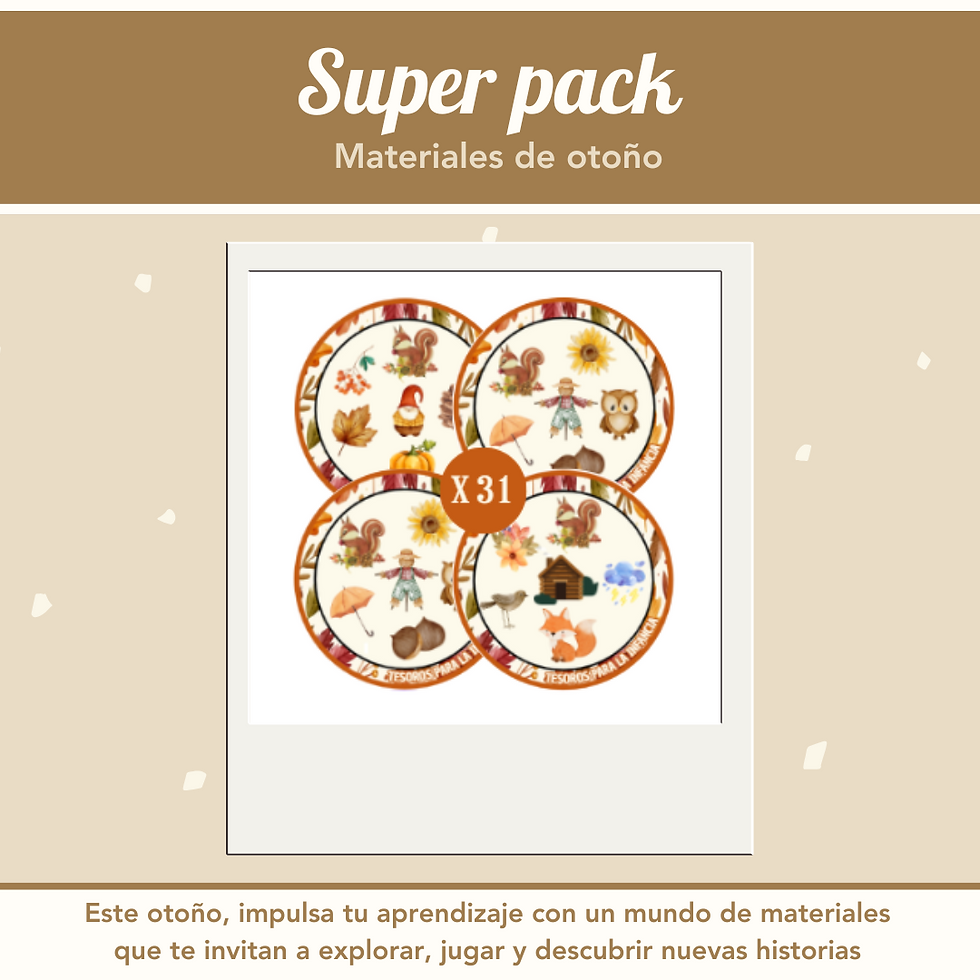 Miniatura: Super pack. Materiales de otoño