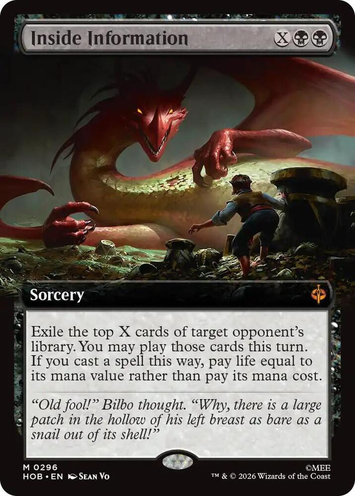 Inside Information (Extended Art) - The Hobbit (HOB)