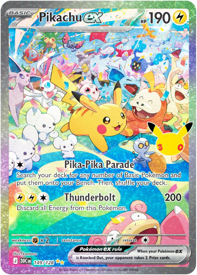 Pikachu ex 149/128 Is the Day SIR