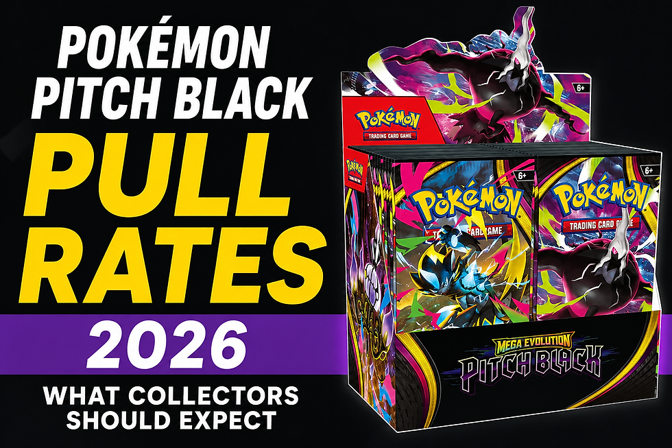 Pokémon Pitch Black Pull Rates: What to Expect Before Opening Packs