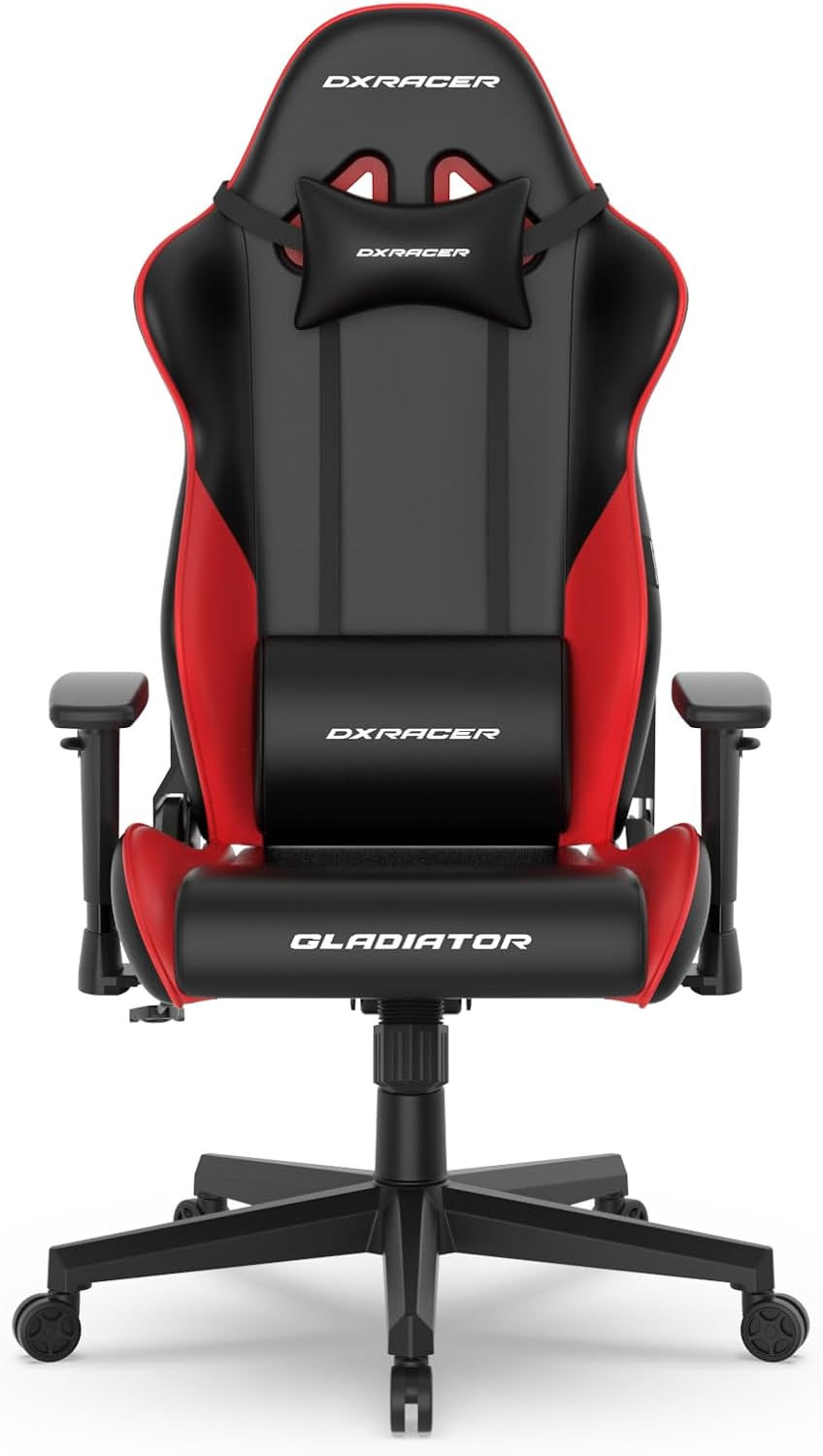 For smaller home offices, the DXRacer Formula Series offers a narrower profile without sacrificing support. Adjustable lumbar and neck pillows help maintain posture, and the chair fits comfortably in tighter setups.

