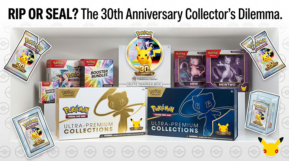 Should You Open Pokémon 30th Anniversary Products or Keep Them Sealed?