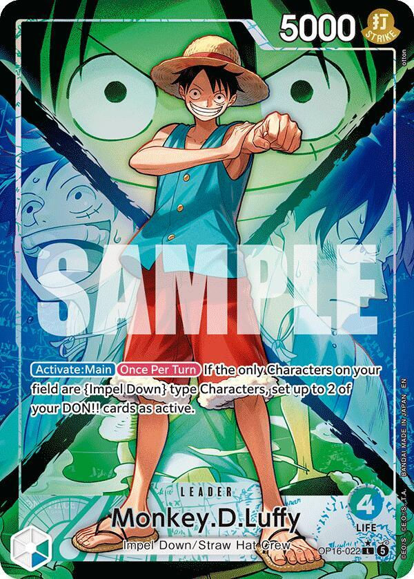 Monkey.D.Luffy (022) (Alternate Art) - The Time of Battle (OP16)