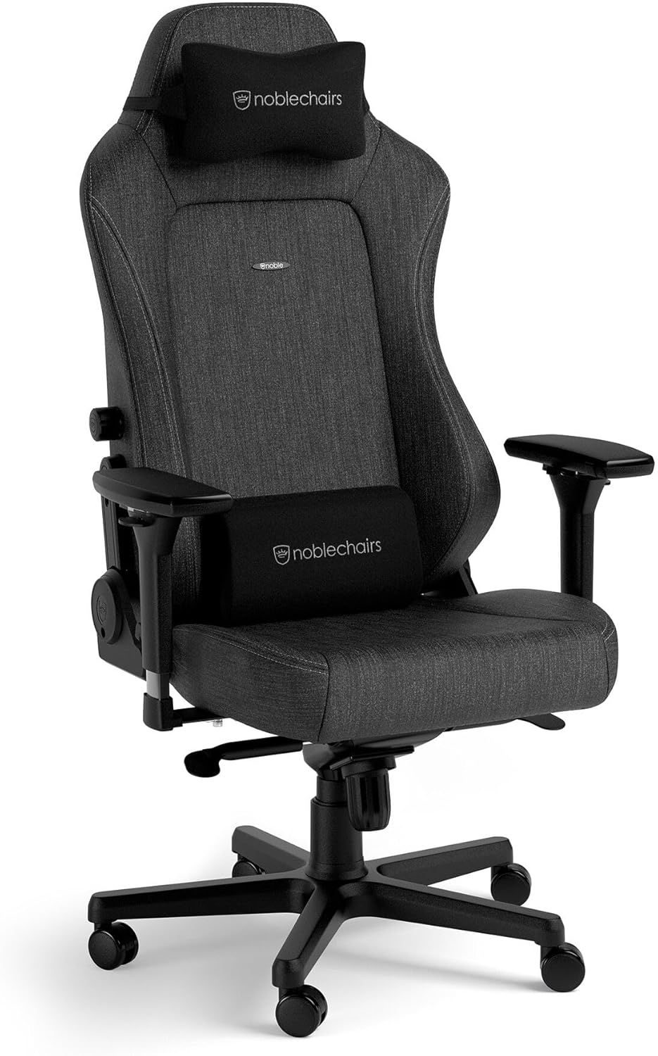 The Hero is designed with long use in mind. It features an integrated lumbar support dial rather than a loose pillow, which makes a huge difference during multi-hour edits.