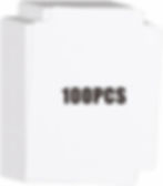Trading Card Dividers - 100 White Dividers with Tabs for Games & Sports Card Boxes - 2.7 x 3.8 Inches