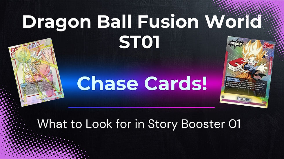 Dragon Ball Fusion World ST01 Chase Cards: What to Look for in Story Booster 01