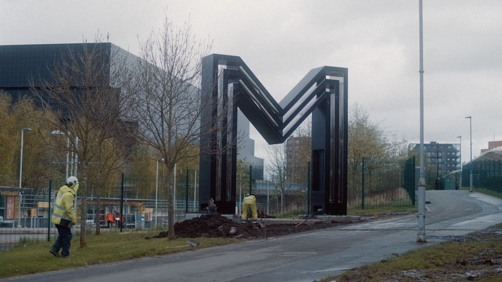 LED installation at The Big M, Co-op Live, Manchester.