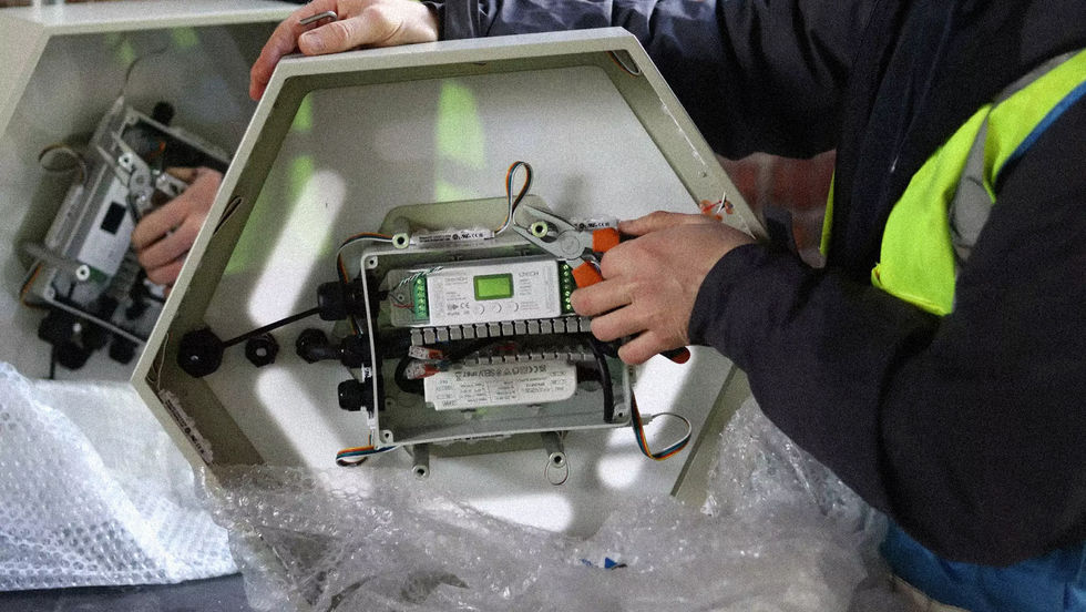 LED fabrication and installation at The Hive Tunnel, Manchester