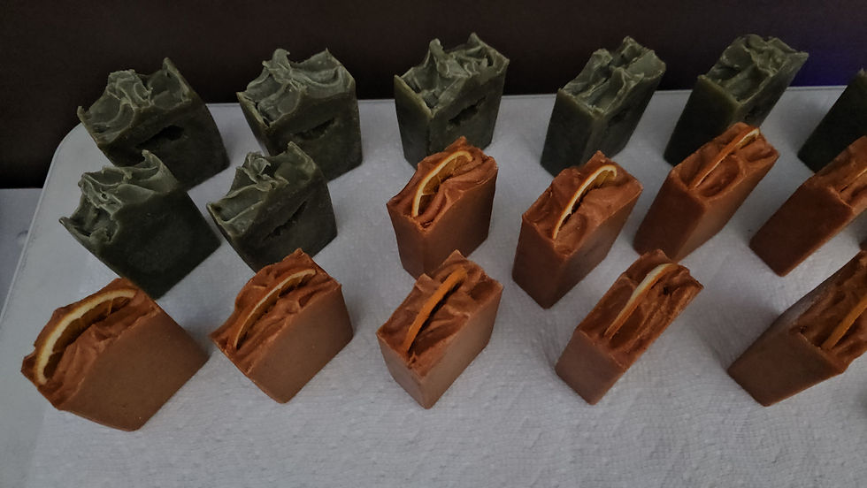 Thumbnail: Peppermint Tallow Turmeric w/Goats Milk & Colloidal Oats Soap