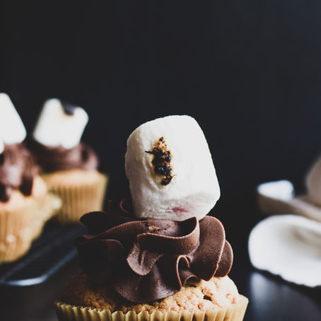 Vegan S'mores Cupcakes