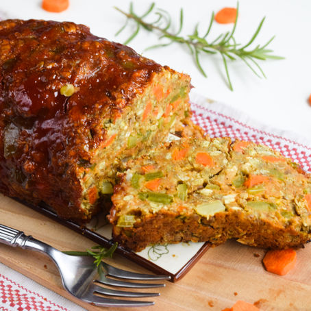 Vegan Lentil Loaf (Gluten-Free)