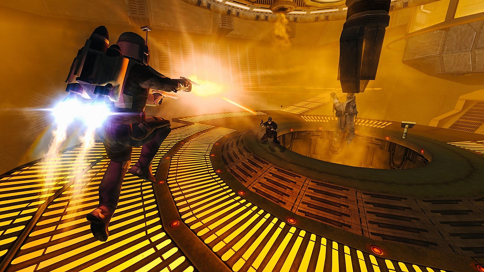 Jango Fett’s fantasy is less about chaos than professional pursuit: find the target, use the tools, finish the job.