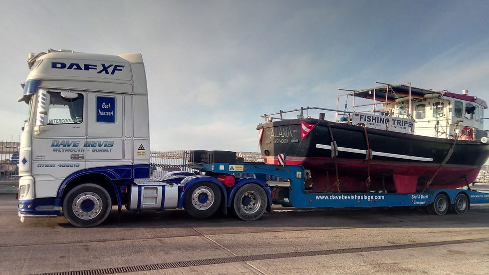 Second leg Portland to Kishorn, thanks to Dave Bevis Haulage for the hassle free service!