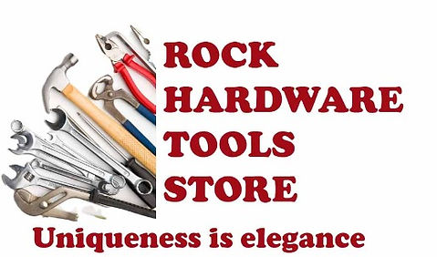 rock hardware tools store logo