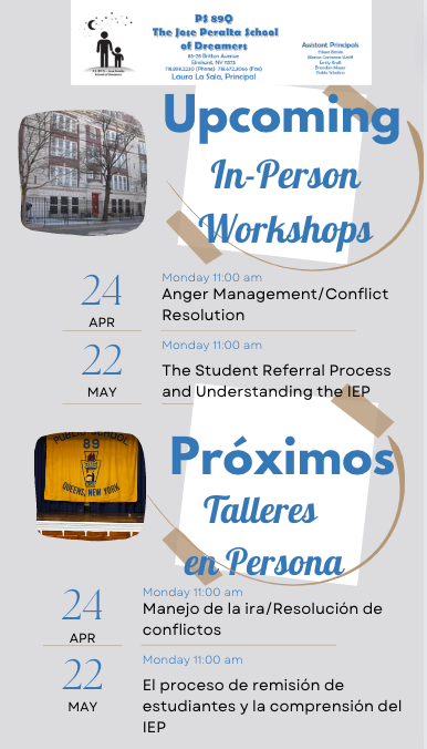 In-Person Parent Workshops