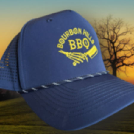 Blue/Gold Roped Trucker Snapback 