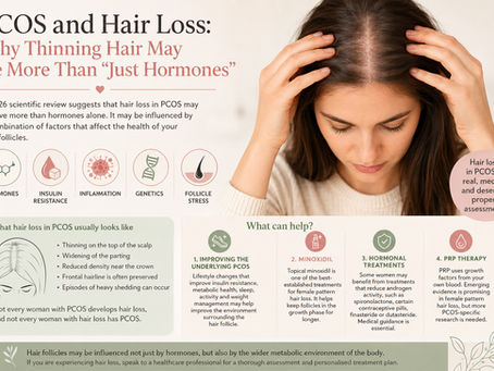PCOS and Hair Loss: Why Thinning Hair May Be More Than “Just Hormones”