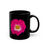Thumbnail: Wild Rose Black Ceramic Mug