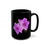 Thumbnail: Rhododendron Blossoms - Black Ceramic Mug