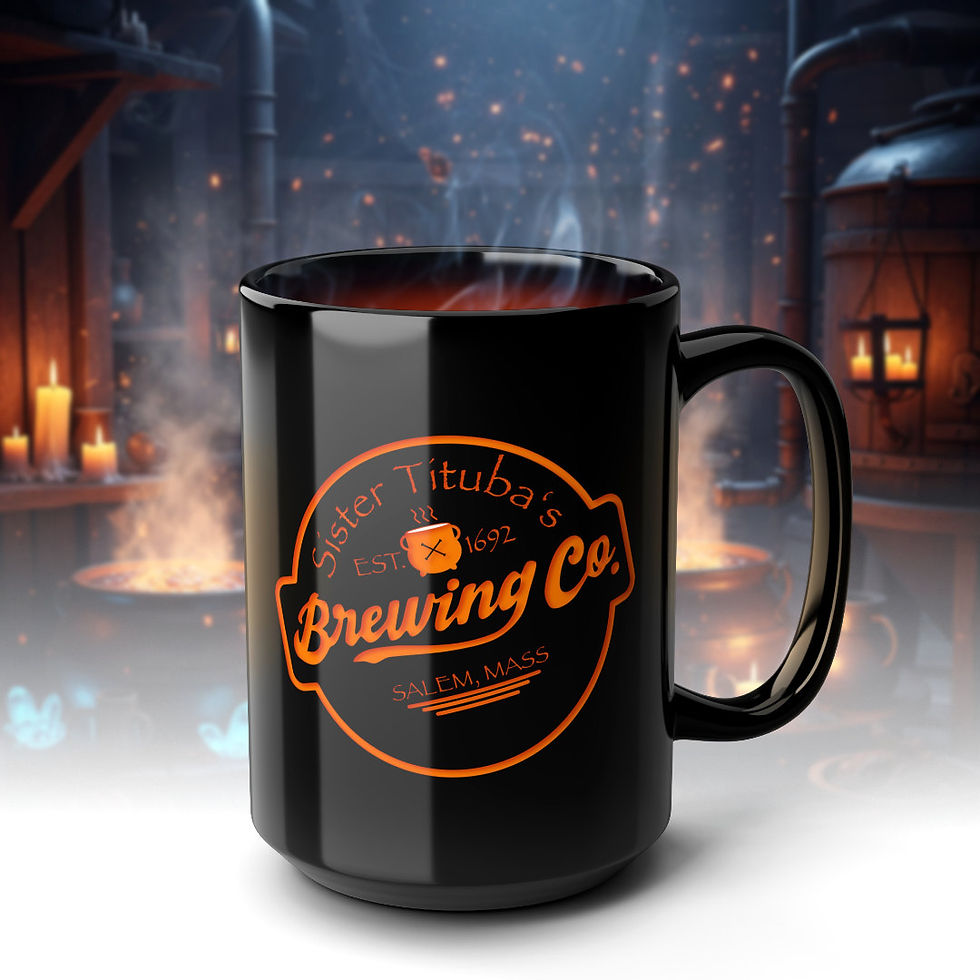 Sister Tituba's Premium Witchcraft Brew Mug brew chamber setting