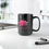 Thumbnail: Lotus Blossom - Black Ceramic Mug