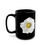 Thumbnail: Rosa Laevigata (Cherokee Rose) - Black Ceramic Mug