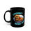 Thumbnail: I Otterly Adore You - Cute Otter Black Ceramic Mug