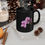 Thumbnail: Pink Orchids - Black Ceramic Mug