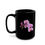 Thumbnail: Pink Orchids - Black Ceramic Mug