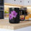 Thumbnail: Rhododendron Blossoms - Black Ceramic Mug
