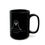Thumbnail: Paranormal vs Normal Distribution Black Ceramic Mug