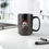 Thumbnail: Raven and Skull - Black Ceramic Mug