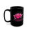Thumbnail: Lotus Blossom - Black Ceramic Mug