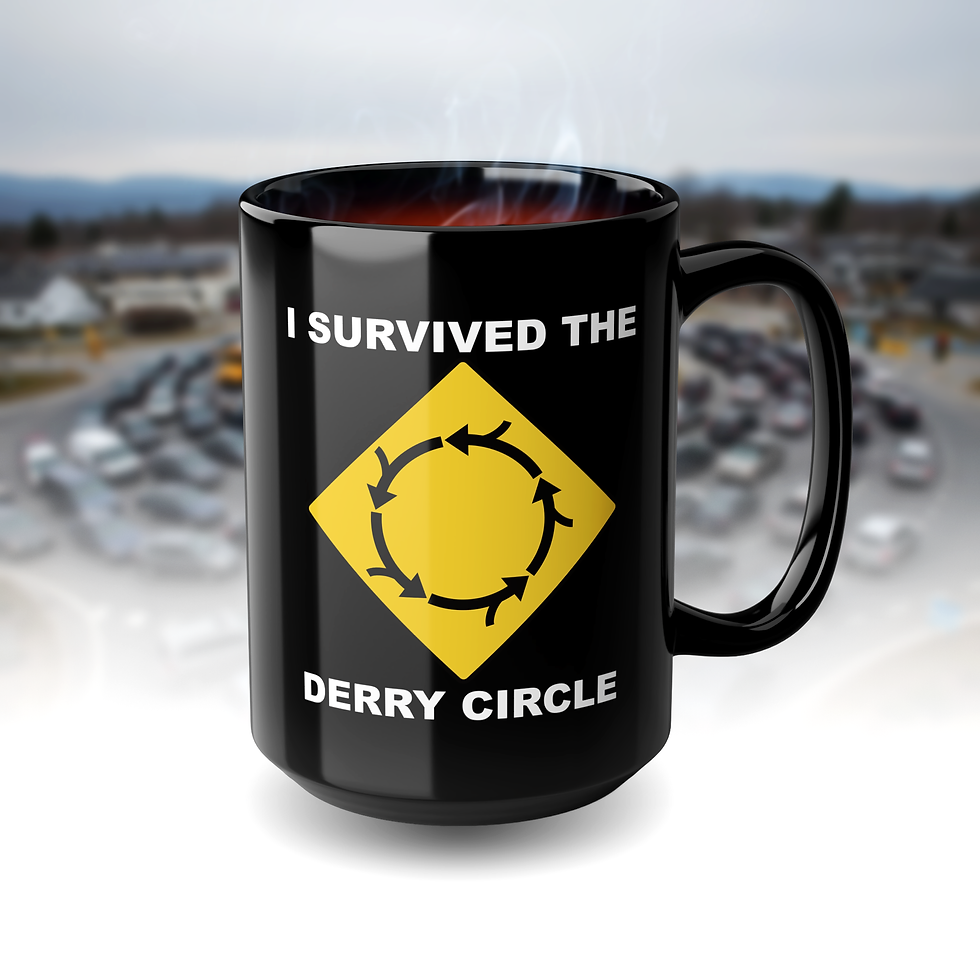 I Survived The Derry Circle - Black Ceramic Mug