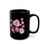 Thumbnail: Mountain Laurel - Black Ceramic Mug