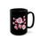 Thumbnail: Mountain Laurel - Black Ceramic Mug
