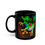 Thumbnail: Red Eyed Tree Frog Black Ceramic Mug