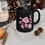 Thumbnail: Mountain Laurel - Black Ceramic Mug