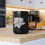 Thumbnail: White Magnolia - Black Ceramic Mug