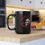 Thumbnail: Raven and Skull - Black Ceramic Mug