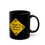 Thumbnail: Caution: Fluent in Sentence Enhancers Black Ceramic Mug