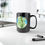 Thumbnail: Yucca Flower Blossom Black Ceramic Mug