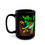 Thumbnail: Red Eyed Tree Frog Black Ceramic Mug