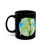 Thumbnail: Yucca Flower Blossom Black Ceramic Mug